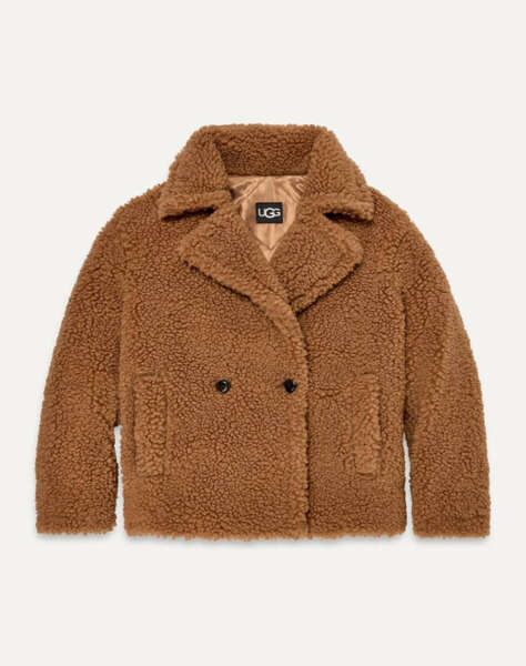 UGG Gertrude Short Teddy Coat