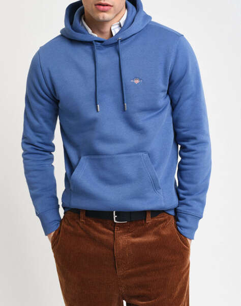 GANT LS REG SHIELD HOODIE