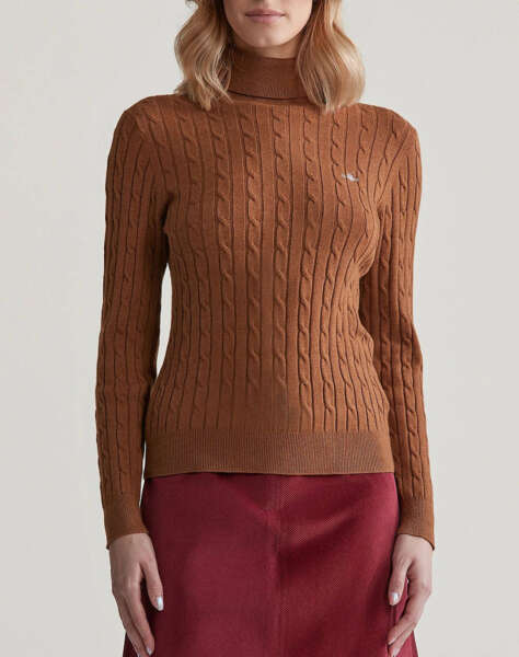 GANT ΠΟΥΛΟΒΕΡ ΜΜ STRETCH COTTON CABLE TURTLENECK