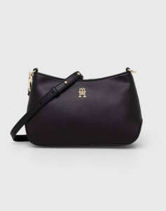 Tommy Hilfiger TH Chic Nylon Shoulder Bag - Black