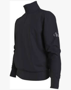 CALVIN KLEIN BADGE HALF ZIP HWK