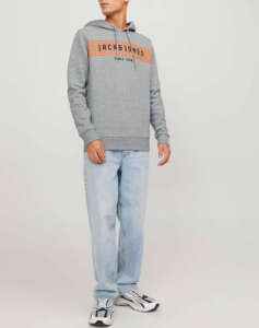 JACK&JONES JCOPLANET SWEAT HOOD FST