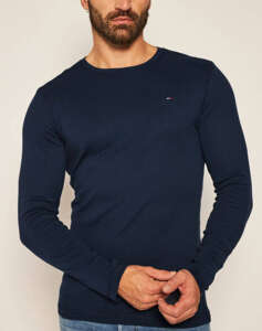 TOMMY JEANS ΜΠΛΟΥΖΑ ΑΝΤΡΙΚΗ TJM ORIGINAL RIB LONGSLEEVE TEE