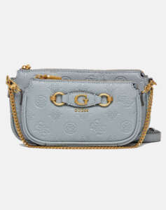 GUESS IZZY PEONY DBL POUCH XBODY (Dimensions: 24 x13 x 5 cm.)