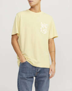 JACK&JONES JORLAFAYETTE POCKET TEE SS CREW NECK LN