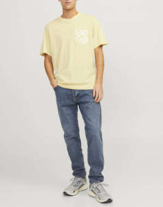 JACK&JONES JORLAFAYETTE POCKET TEE SS CREW NECK LN