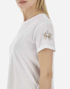 LA MARTINA WOMAN T-SHIRT S/S 40/1 COTTON