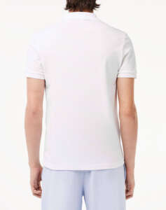 LACOSTE SHORT SLEEVED RIBBED COLLAR SHIRT