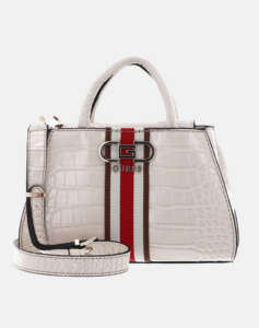 GUESS NELKA MINI SATCHEL ΤΣΑΝΤΑ ΓΥΝΑΙΚΕΙΟ (Διαστάσεις: 16 x 14 x 6 εκ)