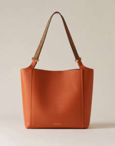 BORBONESE BORBONESE SHOP.BAG LEATHER ITAL.ORIGIN (Dimensions: 33 x 30 x 11.5 cm)