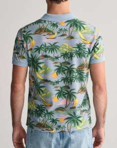 GANT HAWAII PRINT SS POLO SHIRT