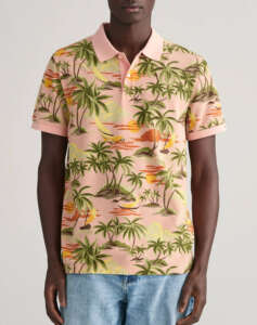 GANT ΜΠΛΟΥΖΑ ΚΜ HAWAII PRINT SS POLO