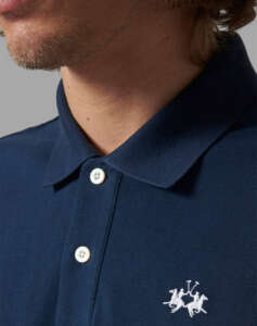 LA MARTINA POLO SHIRT MAN S/S SLEEVE COTTON PIQ