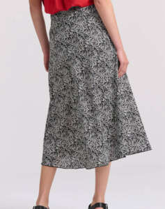 FUNKY BUDDHA Printed midi skirt