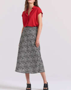 FUNKY BUDDHA Printed midi skirt