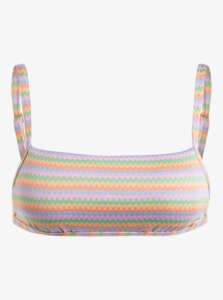 ROXY WAVY STRIPE BRALETTE SWIMWEAR WOMEN