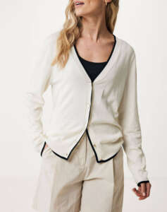 MEXX Basic cardigan with contrast