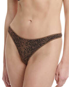 WALK WOMENS THONG BAMBOO WITH SAFARI DESIGN 2PCS