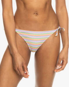 ROXY WAVY STRIPE CHEEKY TIE SIDE SWIMWEAR WOMEN