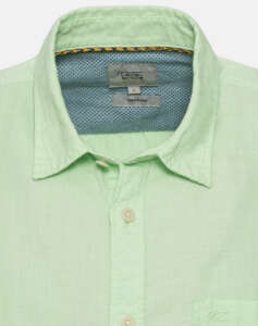 CAMEL SHIRT SS Solid linen.