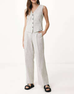 MEXX Pinstripe pantalon wide leg