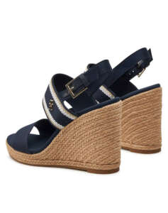 TOMMY HILFIGER WEBBING HIGH WEDGE SANDAL