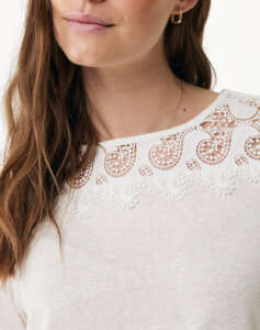 MEXX Lace insert t-shirt