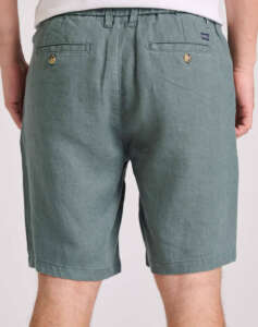 FUNKY BUDDHA Comfort fit linen chino shorts