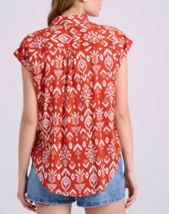 FUNKY BUDDHA Printed shirt with print in boho look