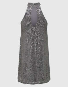 ONLY ONLANA S/L SEQUINS HIGHNECK DRESS JRS