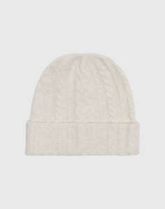 ONLY ONLSALLY LIFE CABLE LUREX KNIT BEANIE CC