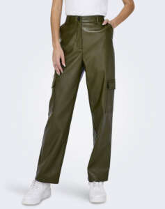 ONLY ONLKIM FAUX LEATHER CARGO PANT CC OTW