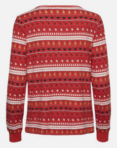 VERO MODA VMXMAS NEW LS BUTTON TOP JRS