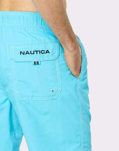 NAUTICA SWIMWEAR 8 ANCHOR FULL ELASTIC SOLID TRUNK