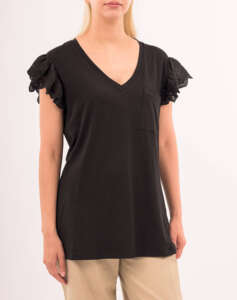 FOREL shirt with ruffles on the sleeves