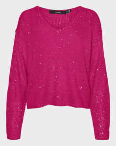 VERO MODA VMLEILANI LS V-NECK PULLOVER