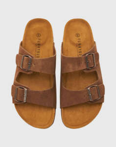 FUNKY BUDDHA Mens suede sandals