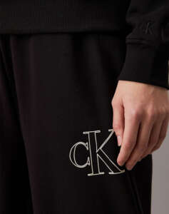 CALVIN KLEIN DIFFUSED CK SWEATPANTS