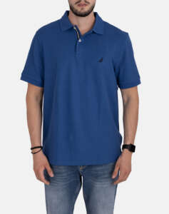 NAUTICA ΜΠΛΟΥΖΑ POLO ΚΜ SS FCA CLASSIC FIT DECK POLO