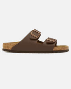 BIRKENSTOCK SYNTHETICS ARIZONA BF DARK BROWN 35 - 50 REGULAR CORE ESSENTIAL ΠΑΠΟΥΤΣΙ UNISEX