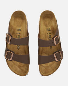 BIRKENSTOCK SYNTHETICS ARIZONA BF DARK BROWN 35 - 50 REGULAR CORE ESSENTIAL ΠΑΠΟΥΤΣΙ UNISEX