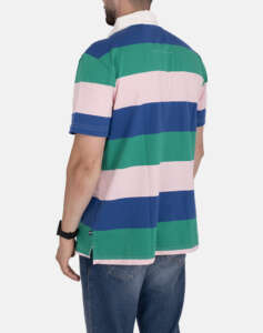 NAUTICA ΜΠΛΟΥΖΑ ΠΟΛΟ ΚΜ SS STRIPED RUGBY POLO_SUSTAINABLE SS STRIPED RUGBY POLO_SUSTAINABLE