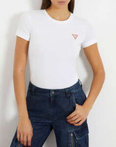 GUESS SS CN MINI TRIANGLE TEE WOMEN