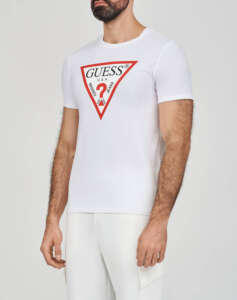 GUESS CN SS ORIGINAL LOGO TEE SHIRT MEN