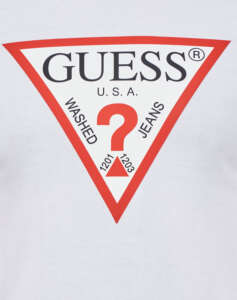 GUESS CN SS ORIGINAL LOGO TEE SHIRT MEN