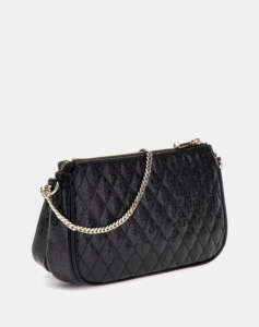 GUESS YARMILLA DBL POUCH CROSSBODY ΤΣΑΝΤΑ ΓΥΝΑΙΚΕΙΟ (Διαστάσεις: 24 x 13 x 5 εκ)