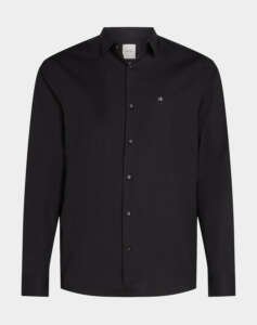 CALVIN KLEIN POPLIN STRETCH SLIM SHIRT