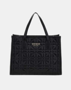 GUESS SILVANA 2 COMPARTMENT TOTE WOMENS BAG