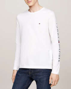 TOMMY HILFIGER TOMMY LOGO LONG SLEEVE TEE