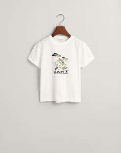 GANT RUNNING DOG PRINT T-SHIRT